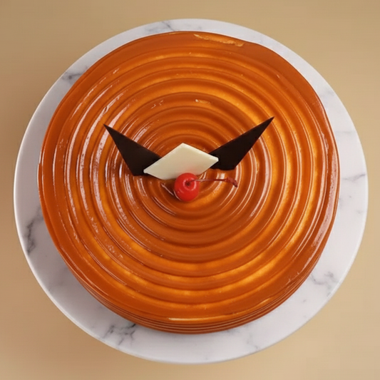 Caramel Butterscotch Cherry Cake