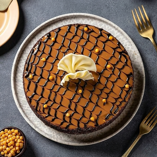 Heavenly Butterscotch Cream Cake