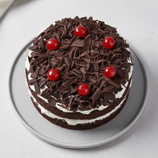 Black Forest Cake Eggless