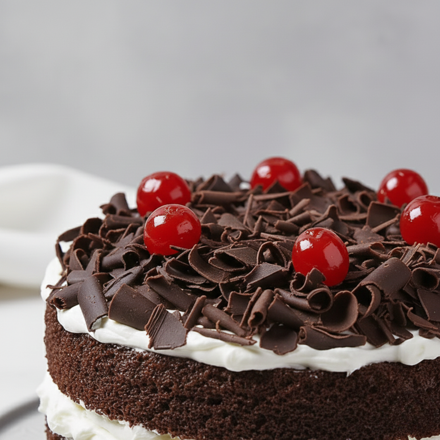 Black Forest Cake Eggless