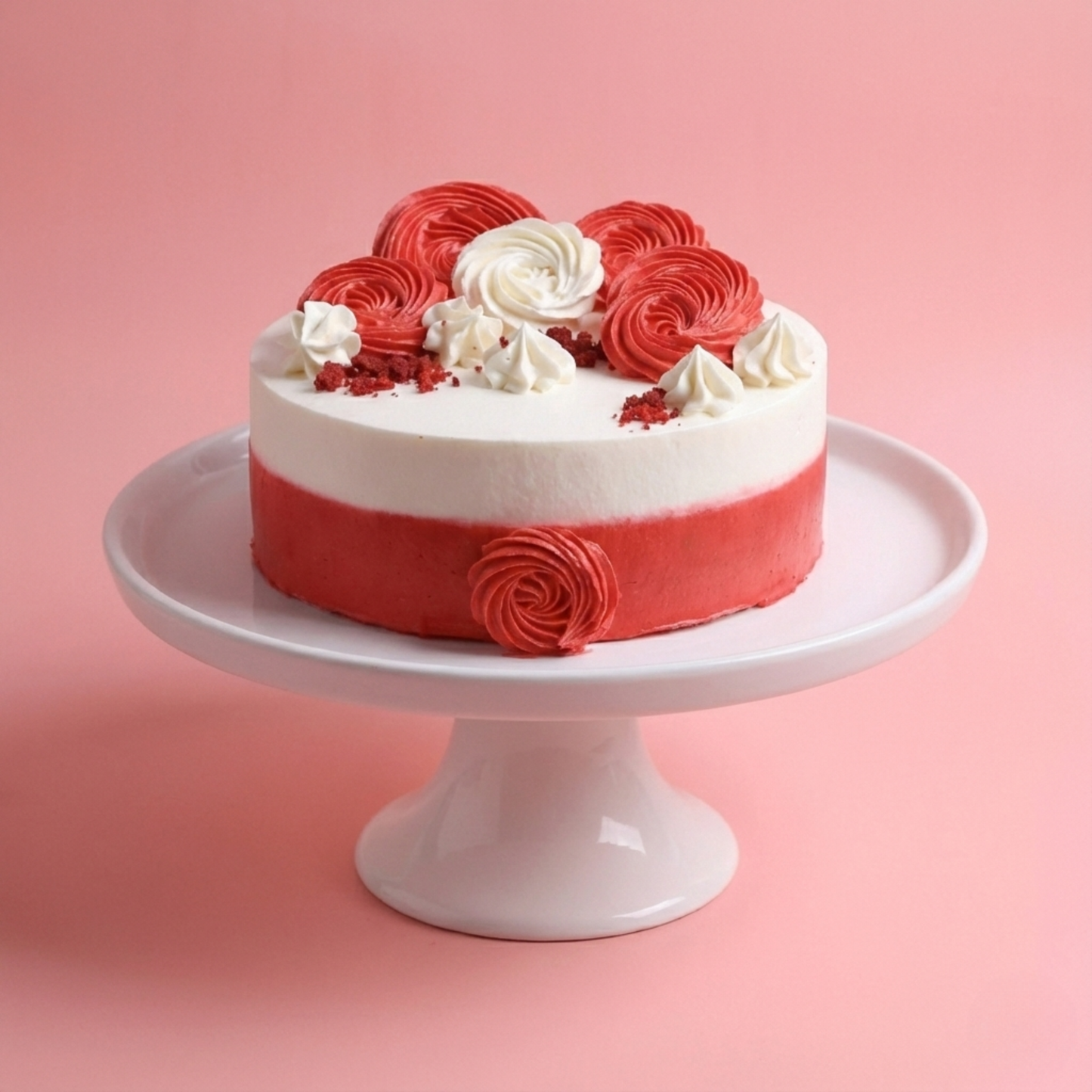 Rosette Love Red Velvet Cake