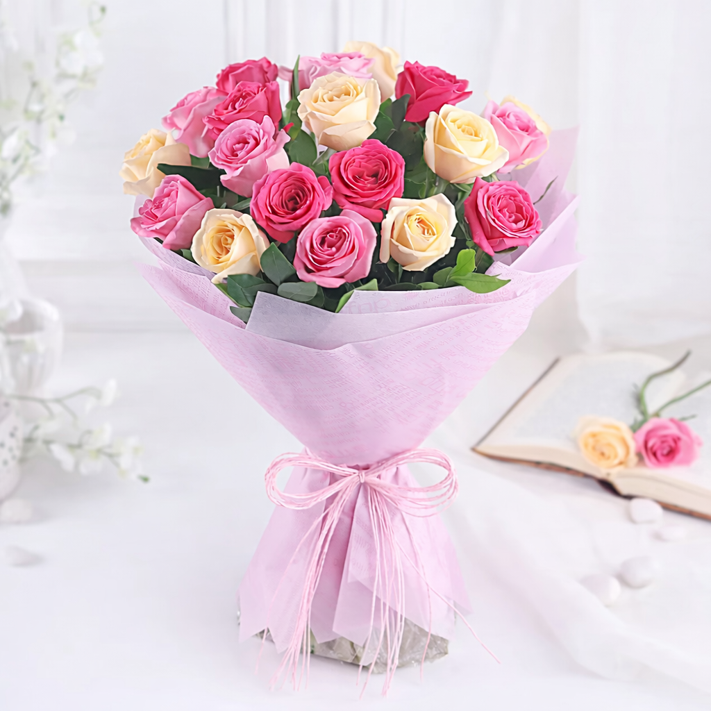 Blooming Joy Rose Standing Bouquet