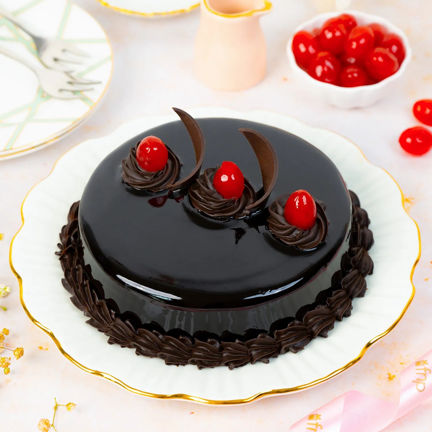Chocolate truffle cake