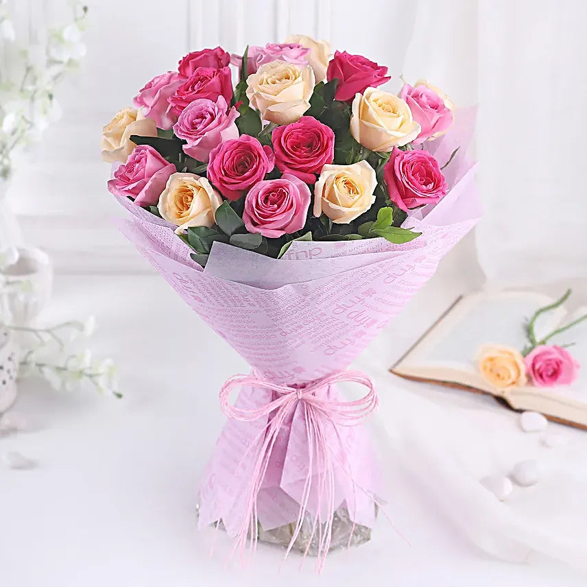 Blooming Joy Rose Standing Bouquet