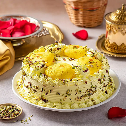 Butterscotch Cake With Rasmalai 1kg