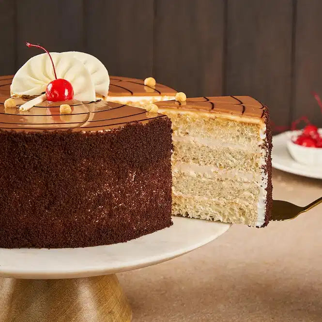 Rich Butterscotch Crunch Cake