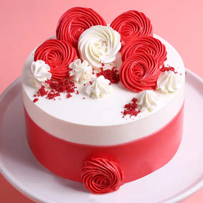 Rosette Love Red Velvet Cake