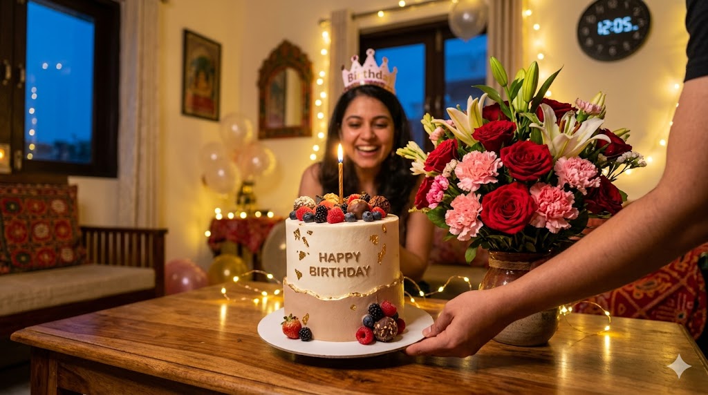 The Ultimate Guide to Planning a Surprise Birthday in Jaipur: Cakes, Flowers, & Midnight Magic