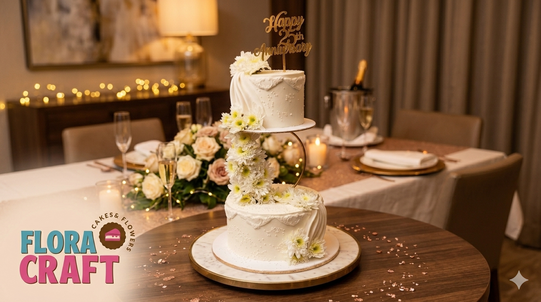 Celebrate 25 Years of Togetherness with the Perfect Anniversary Cake