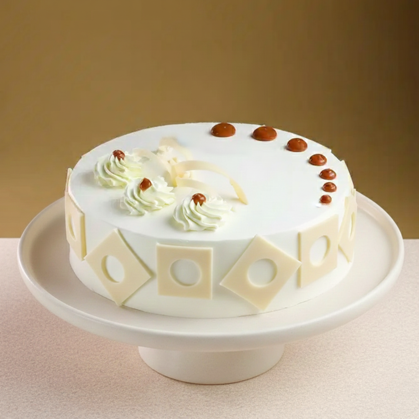 Delightful Butterscotch Birthday Cake