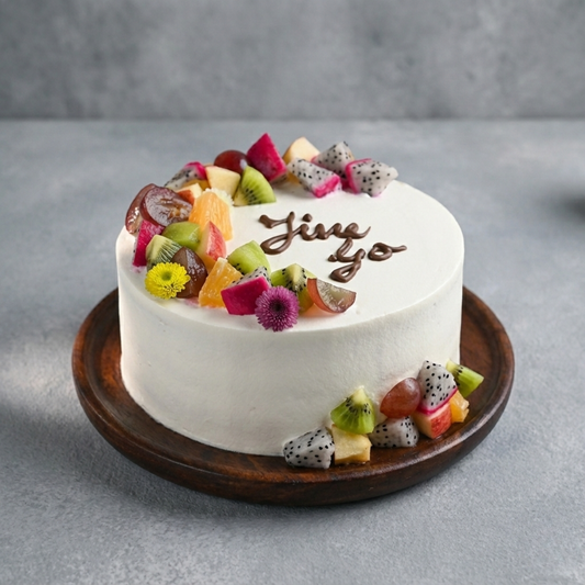 Fruits N Blooms Farewell Cake