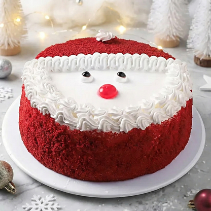 Santa Sweet Surprise Red Velvet Cake