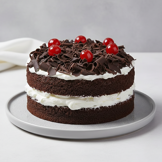 Black Forest Cake Eggless