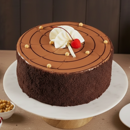 Rich Butterscotch Crunch Cake