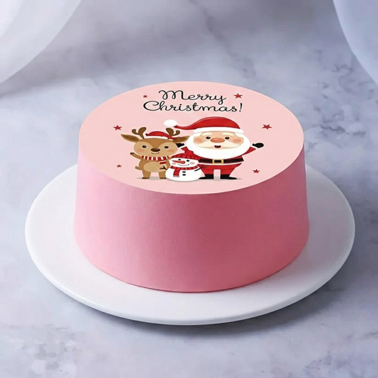 Santa’s Jolly Friends Bento Cake