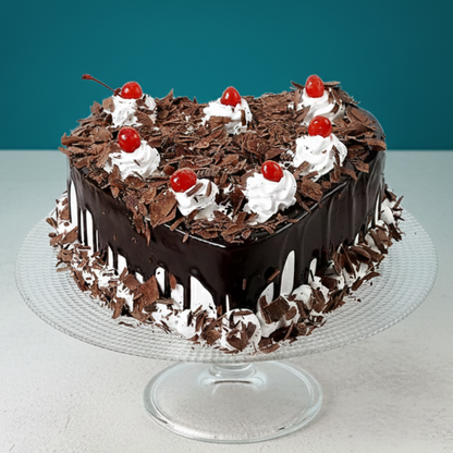 Flakey Hearts Black Forest Cake