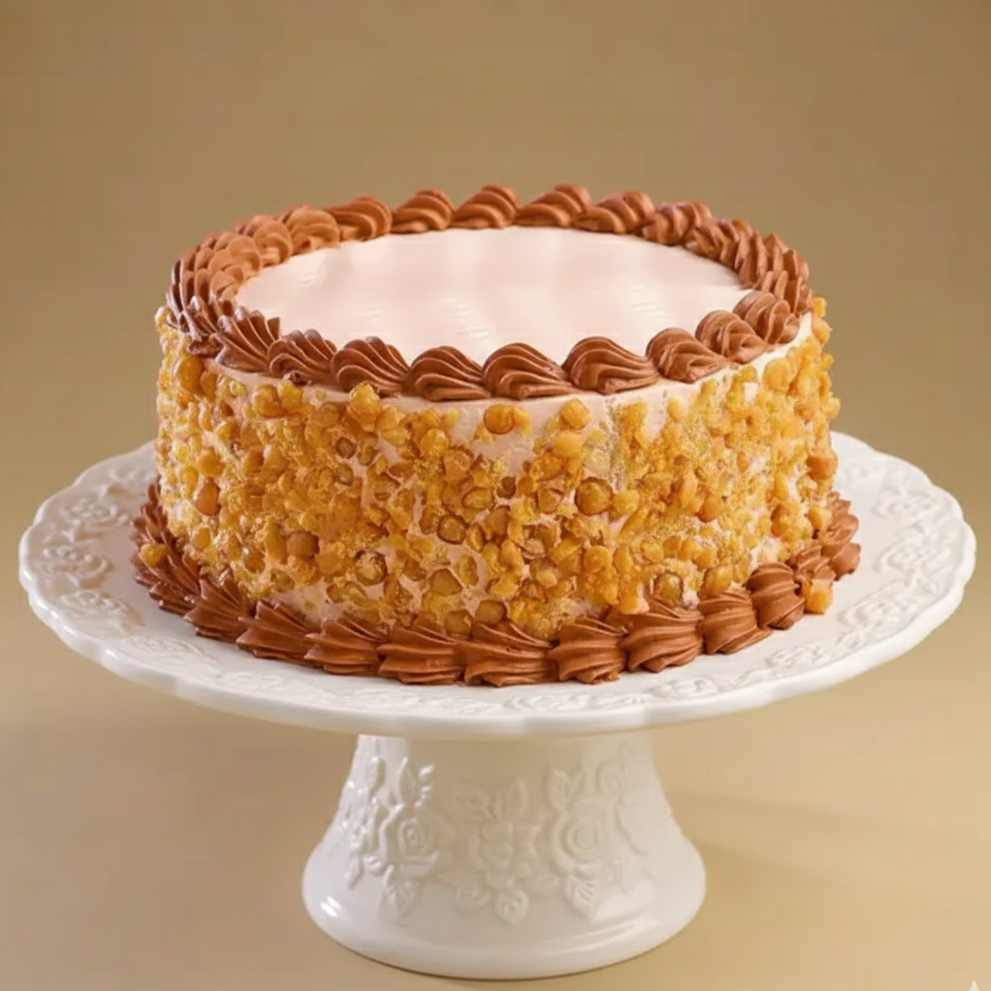 Crunchy Butterscotch Bliss Cake