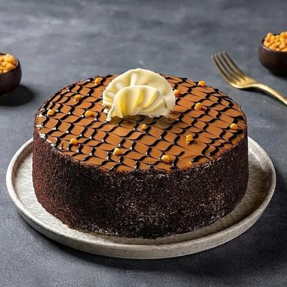 Heavenly Butterscotch Cream Cake