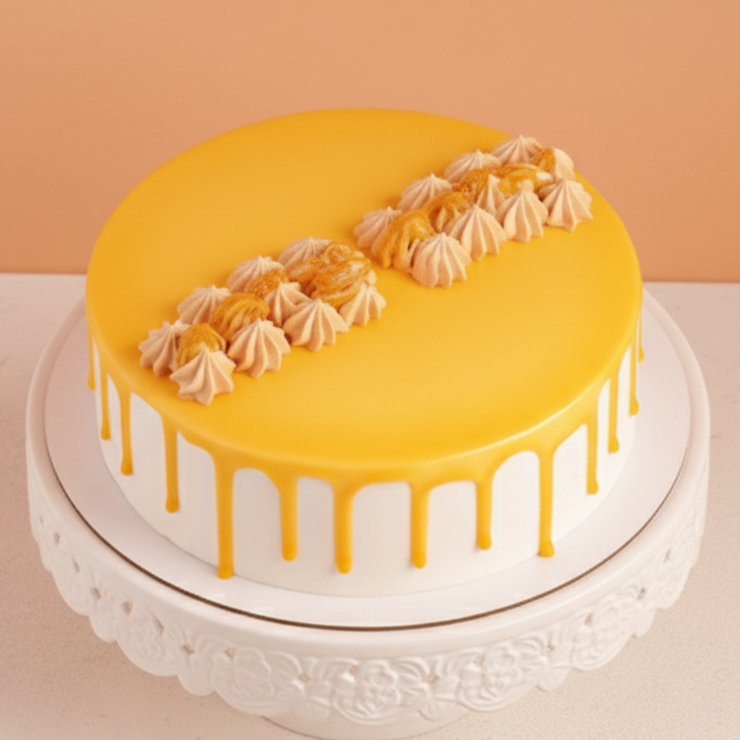 Butterscotch Drizzle Drip Cake