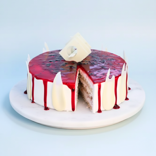 Blueberry Delight Drip Cake