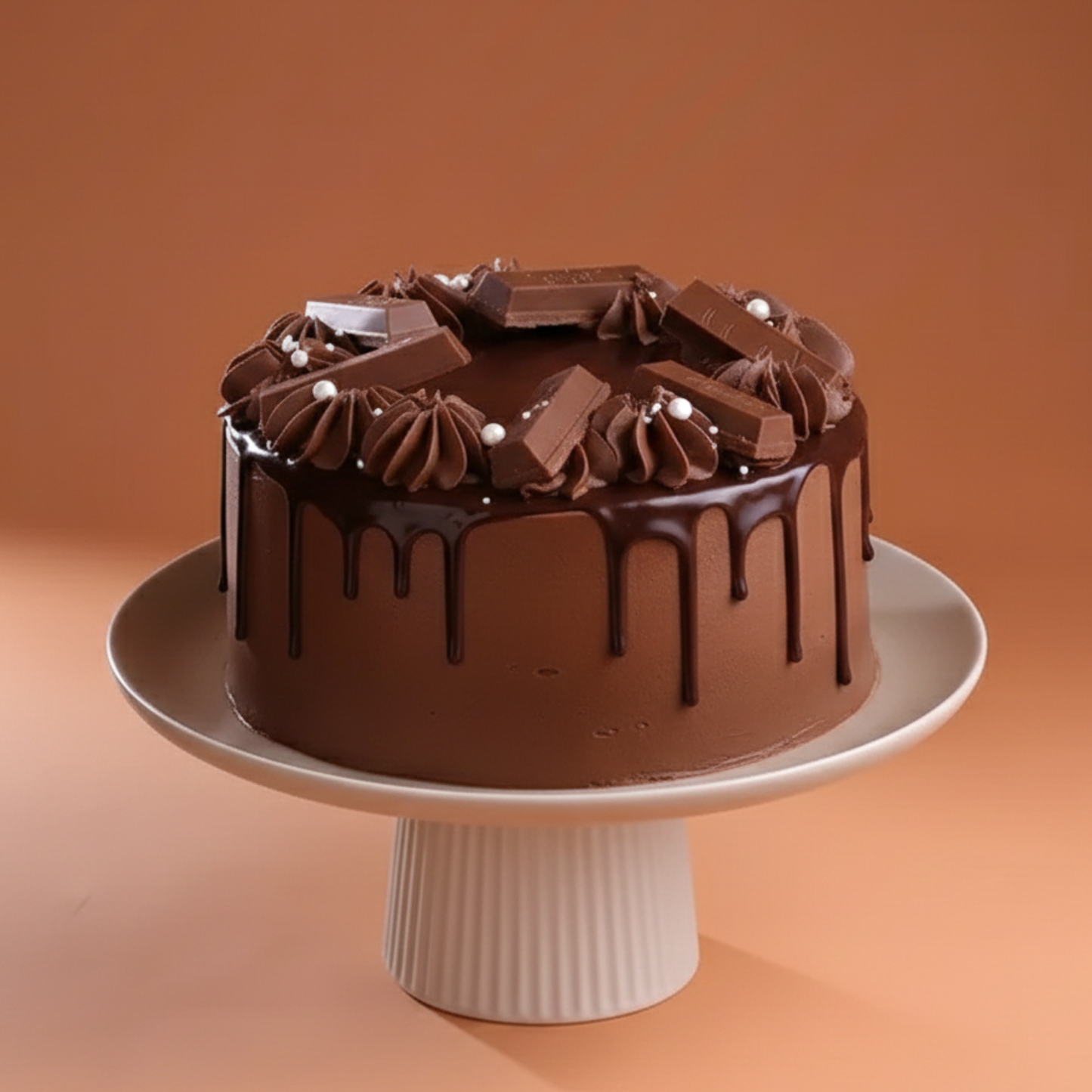 KitKat Swirls Drip Cake