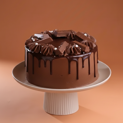 KitKat Swirls Drip Cake