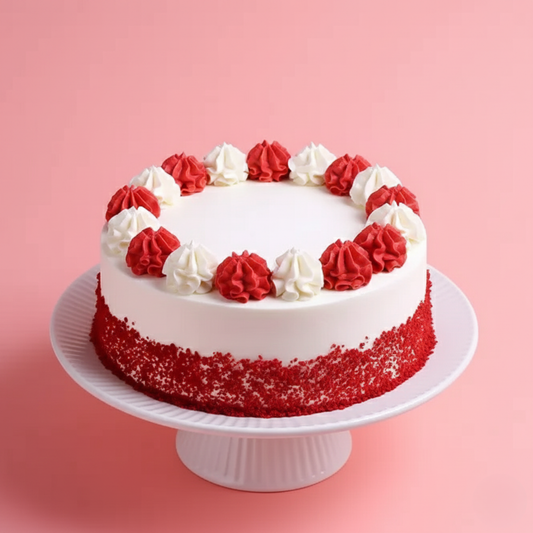 Classic Red Velvet Cream Cake