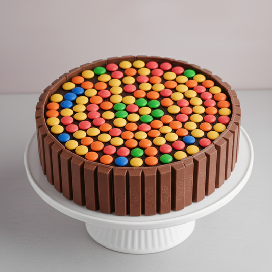Gems & KitKat Chocolate Truffle Cake