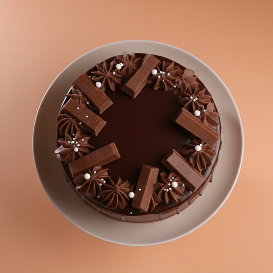 KitKat Swirls Drip Cake