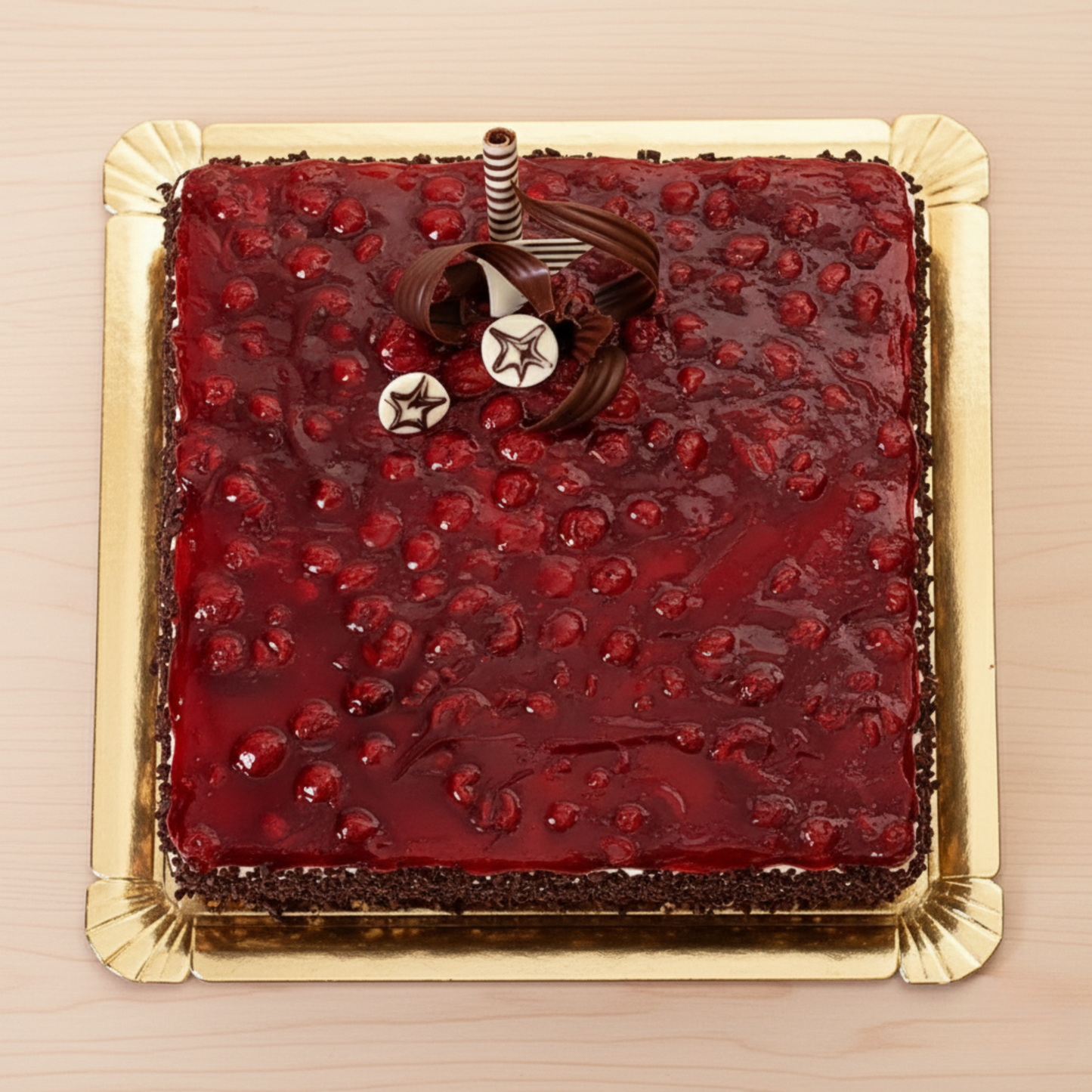 Exquisite Square Blueberry Cake
