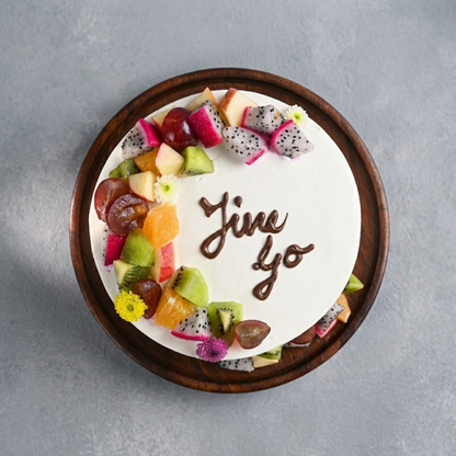 Fruits N Blooms Farewell Cake