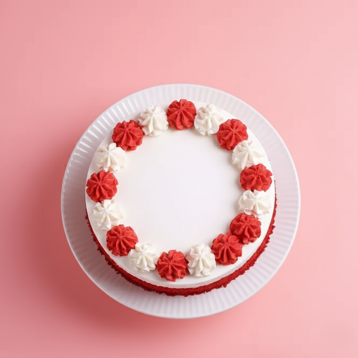 Classic Red Velvet Cream Cake