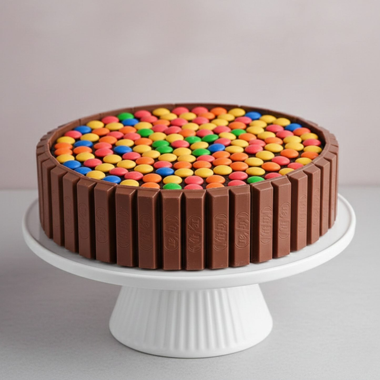 Gems & KitKat Chocolate Truffle Cake