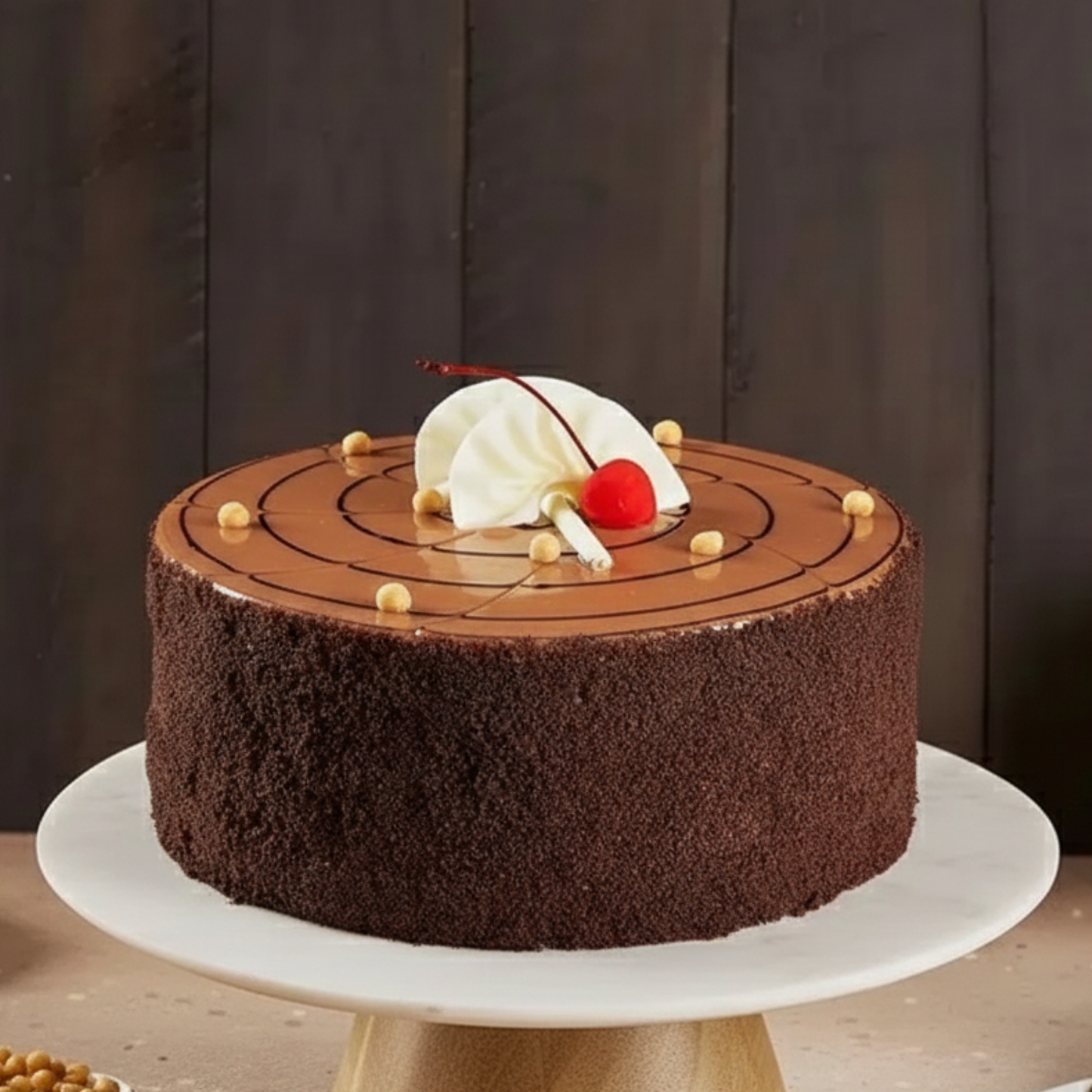 Rich Butterscotch Crunch Cake