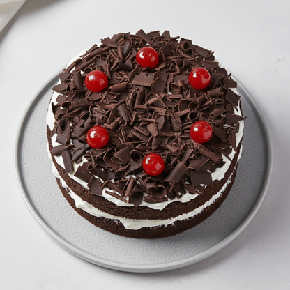 Black Forest Cake Eggless