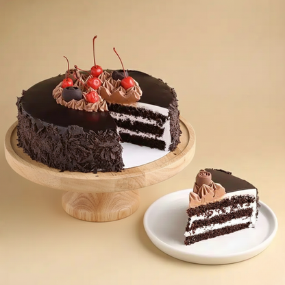 Glazed German Black Forest Cake