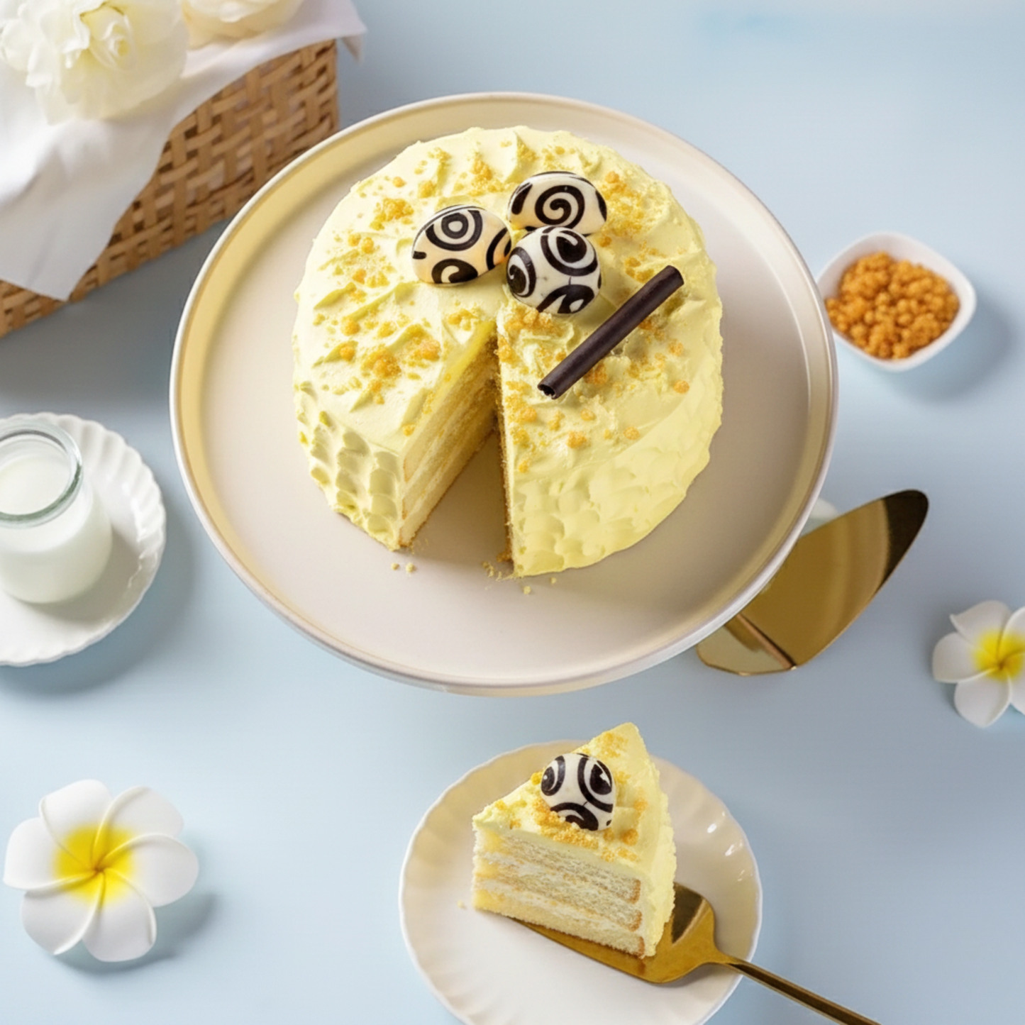 Crunchy Butterscotch Cake