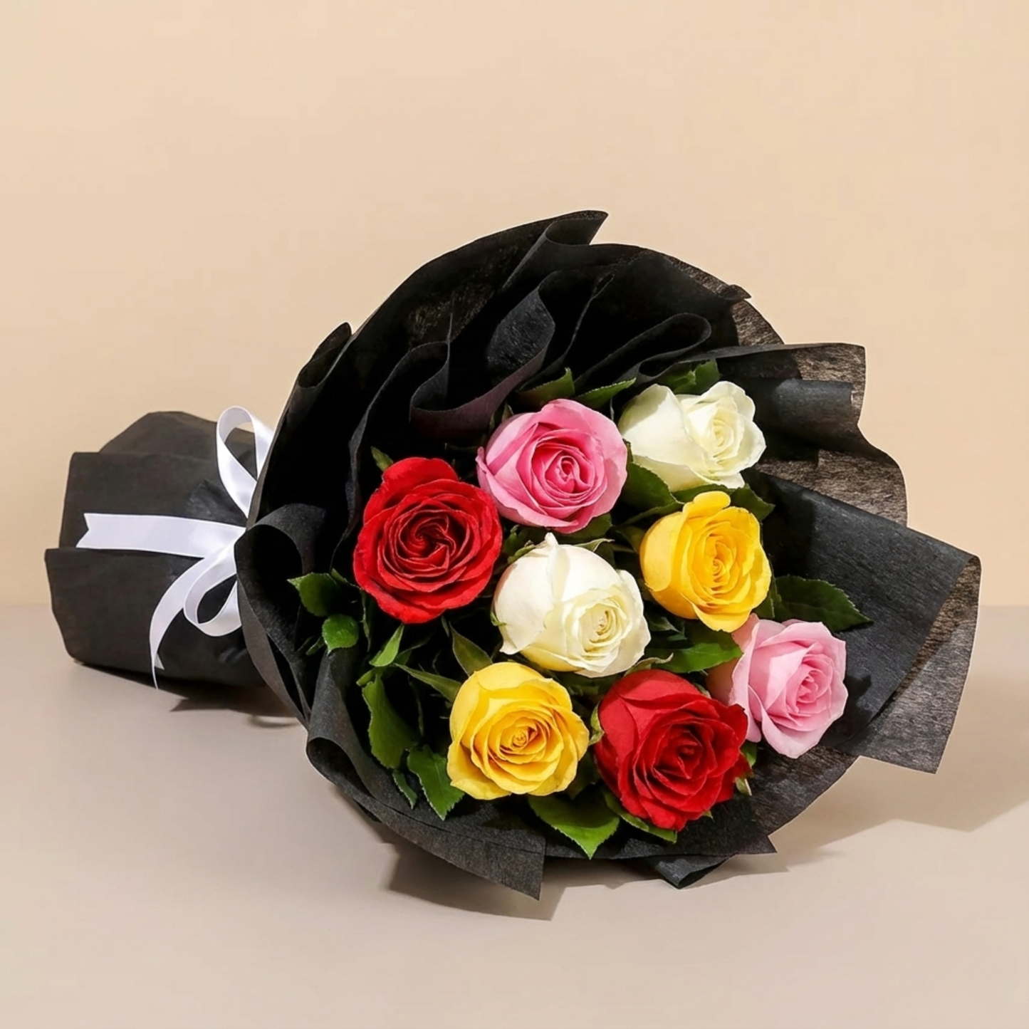 Special 8 Mixed Roses Bouquet