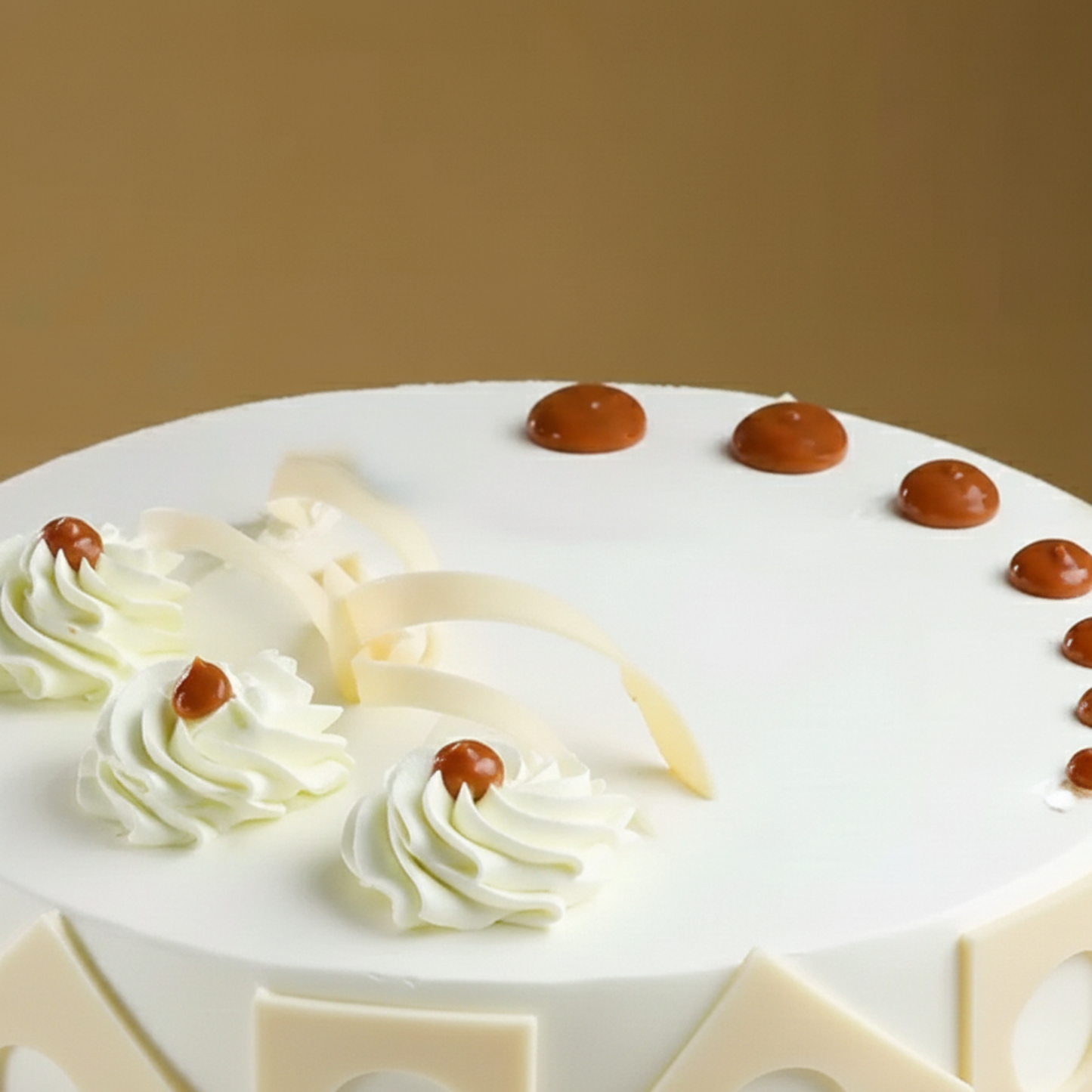 Delightful Butterscotch Birthday Cake