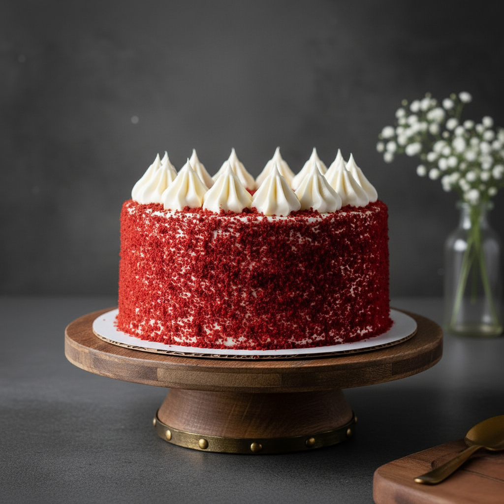 Classic Ruby Velvet Dream Cake