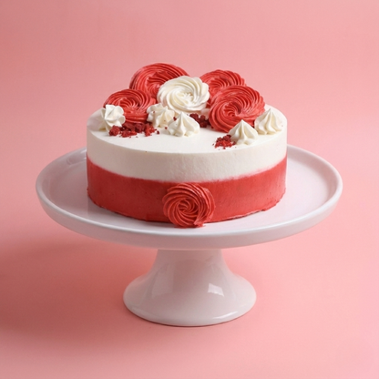 Rosette Love Red Velvet Cake