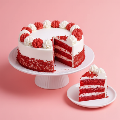 Classic Red Velvet Cream Cake
