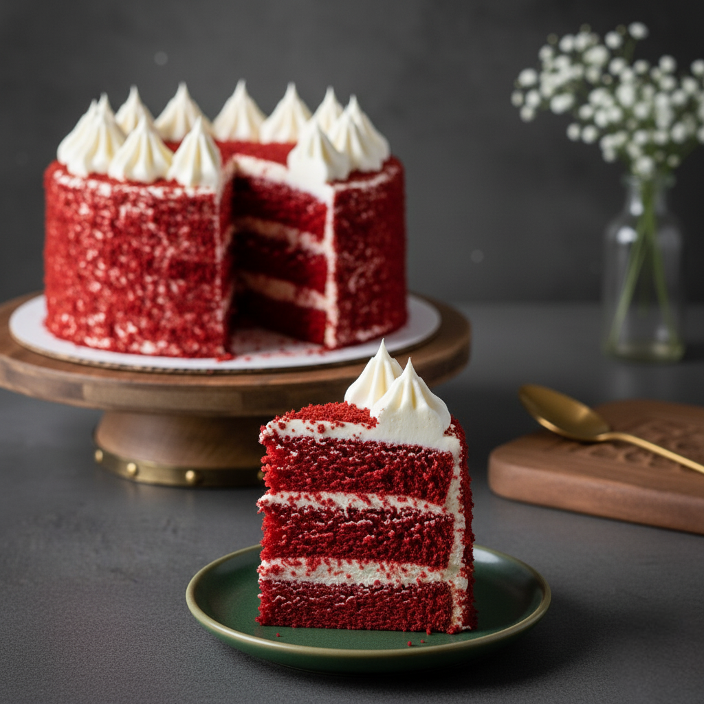 Classic Ruby Velvet Dream Cake