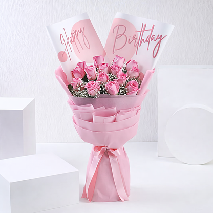 Birthday Blooms & Truffle Delight Combo