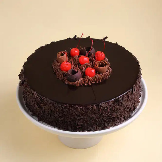Glazed German Black Forest Cake