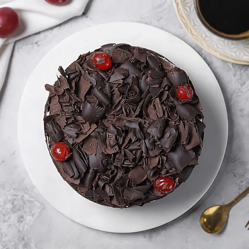 Black Forest Cake Half kg Eggless