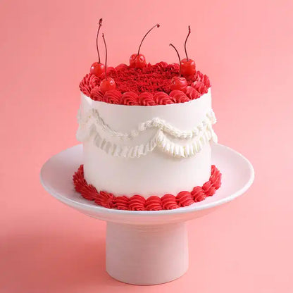 Cherries N Cheers Red Velvet 1 Kg Cake