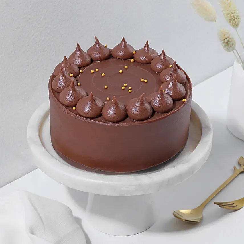 Classic Milk Choco Cream Eggless Cake