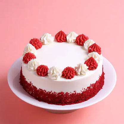 Classic Red Velvet Cream Cake