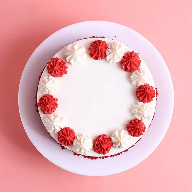 Classic Red Velvet Cream Cake
